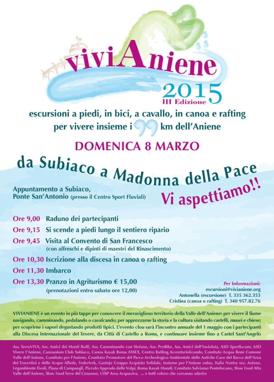 ViviAniene 2015 - Da Subiaco a Madonna della Pace