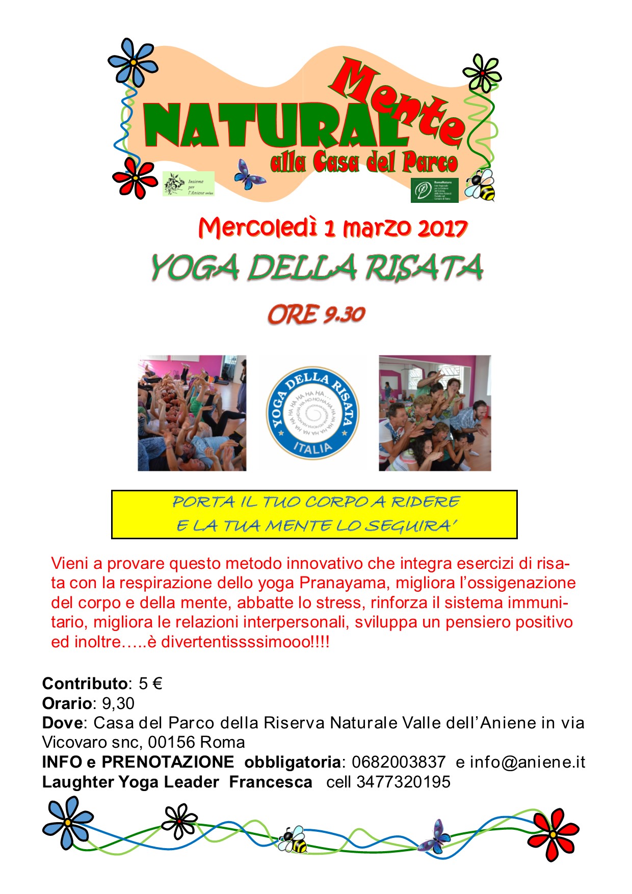 Yoga della Risata con Francesca Pieri