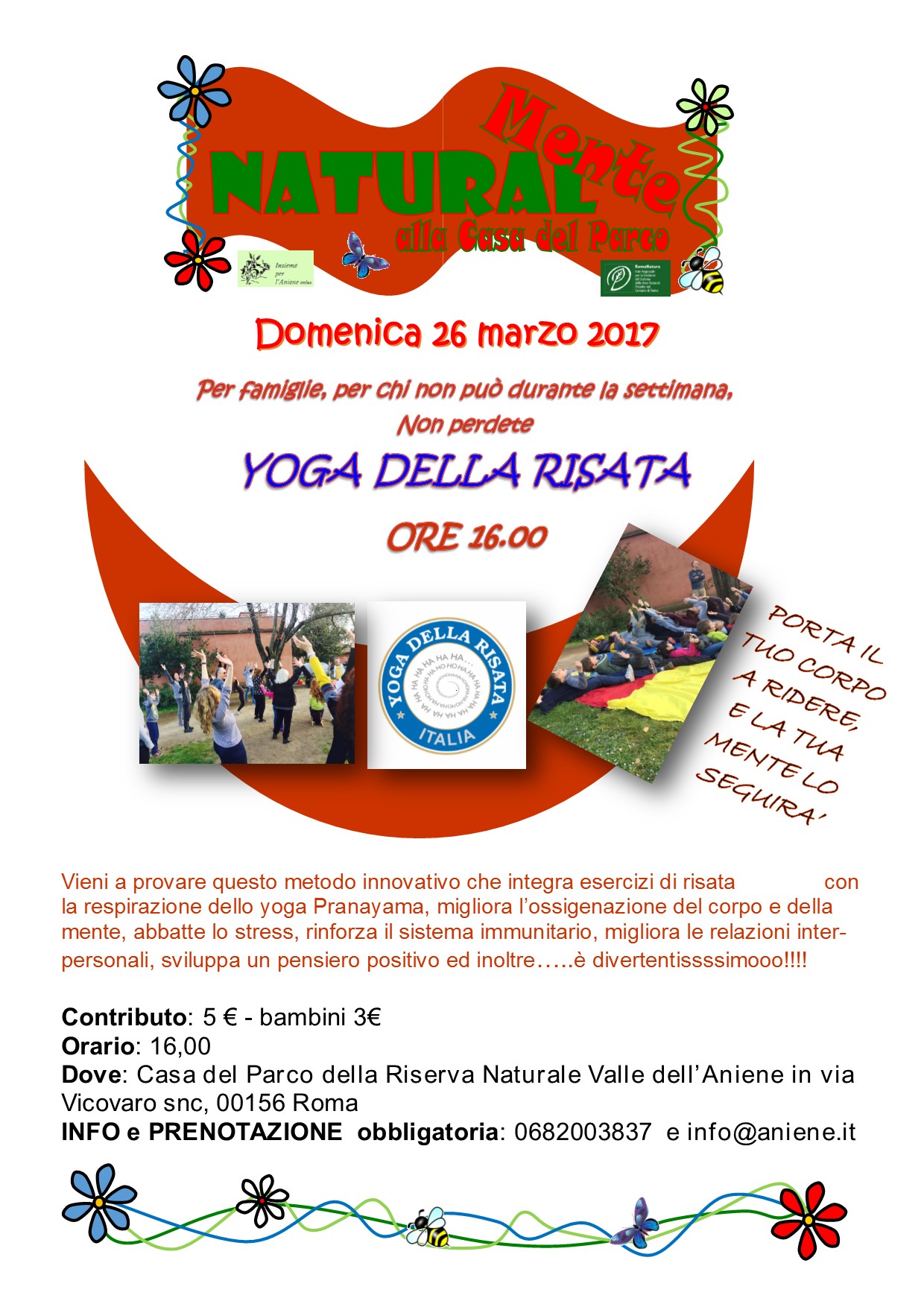 Yoga della Risata - domenica 26 marzo