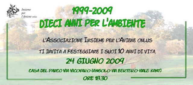 1999-2009 10 anni per l'Ambiente 